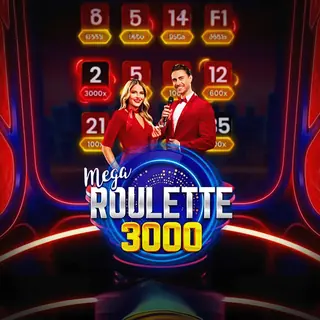 Miniatura del gioco di casinò dal vivo Mega Roulette 3000 di Pragmatic Play Live